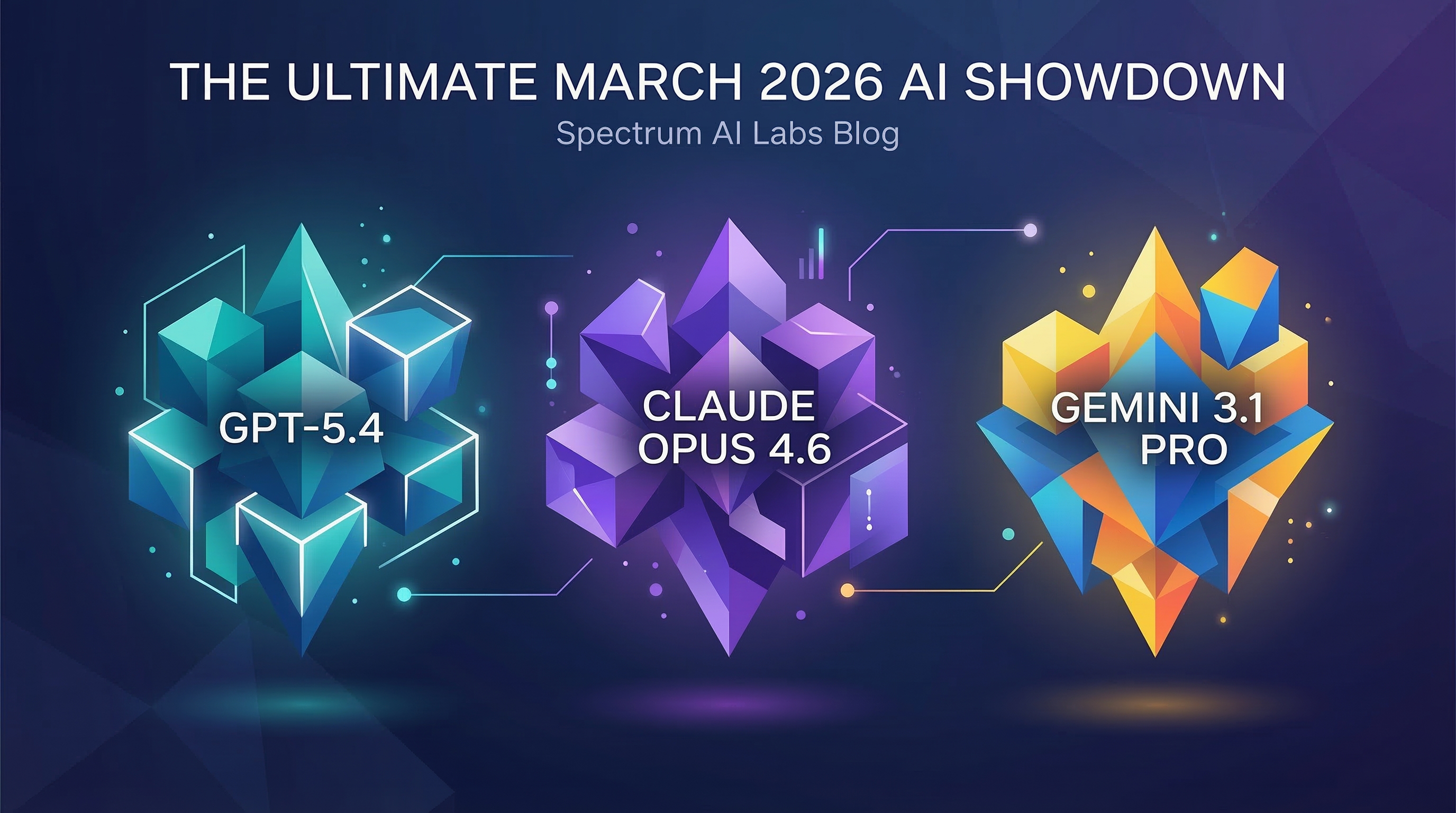 GPT-5.4 vs Claude Opus 4.6 vs Gemini 3.1 Pro: The Ultimate March 2026 Showdown